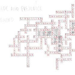 Pride and prejudice surname crossword